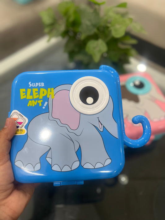 Elephant Print Lunch Box