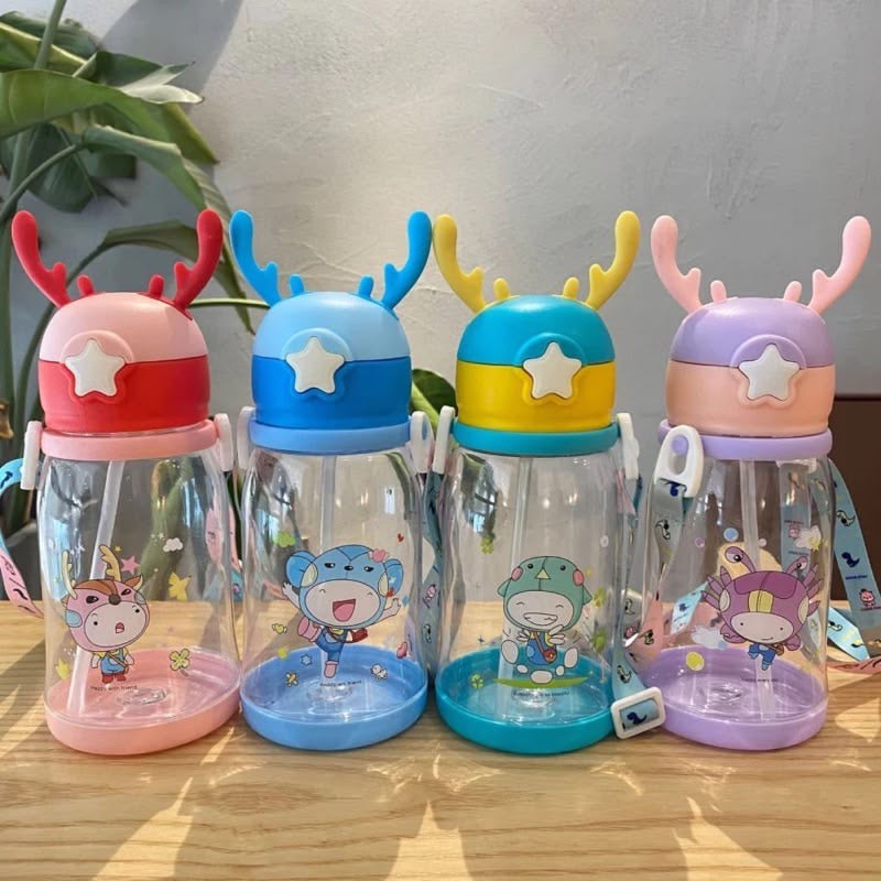 Kids Water Bottle Set of 4 (4 Pieces combo)