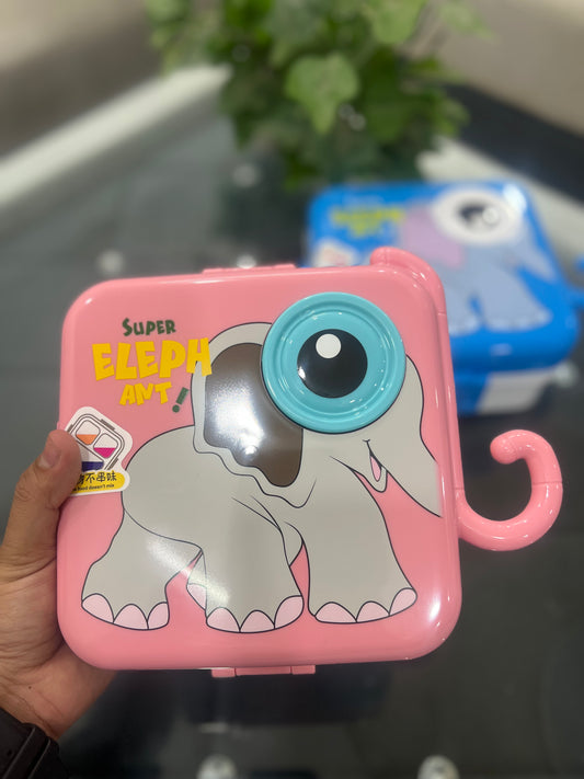 Elephant Print Lunch Box